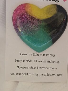 Customizable Heart Pocket Hug Trinket